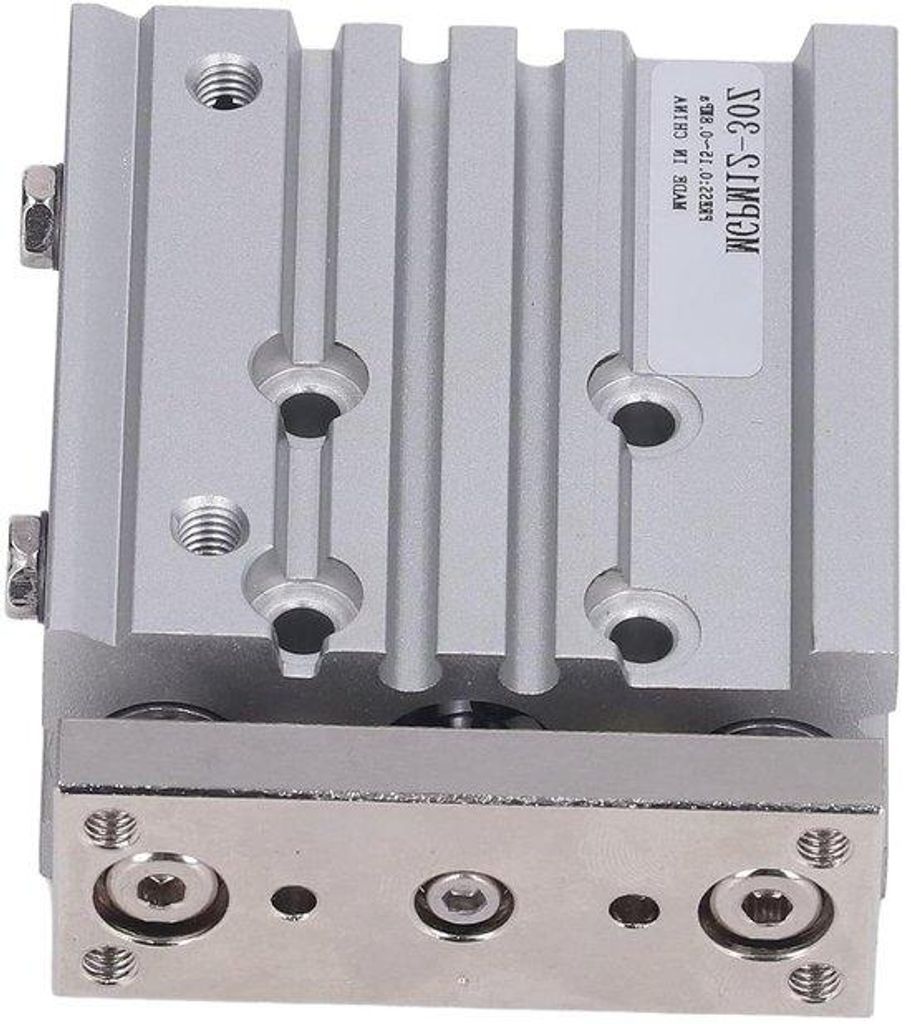 Doppelwirkender Luftzylinder 12mm Bohrung 30mm Abwurf - Zweistufig - Kompressorkraft - 3-Röhrig - Luftdruckzylinder