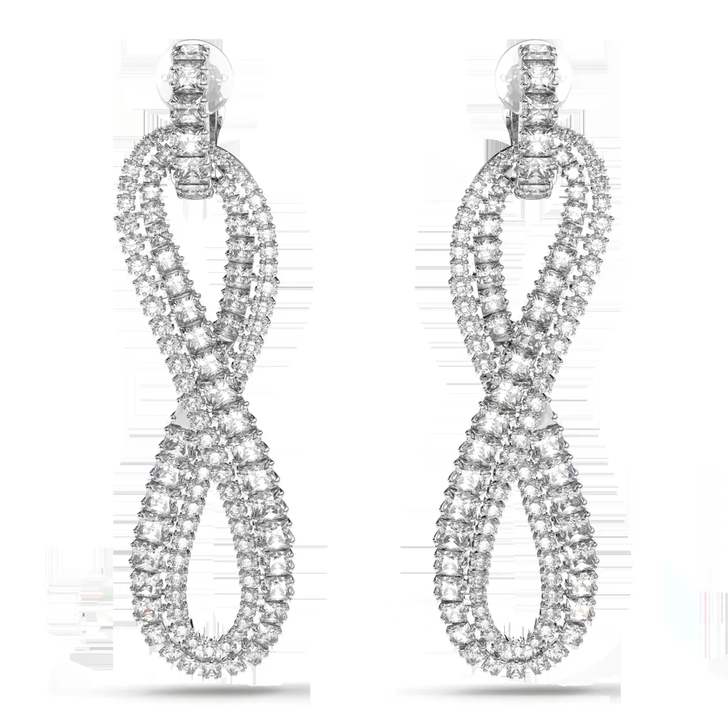Scheda Tecnica Swarovski Hyperbola 5616586 Orecchini Clip Rodio