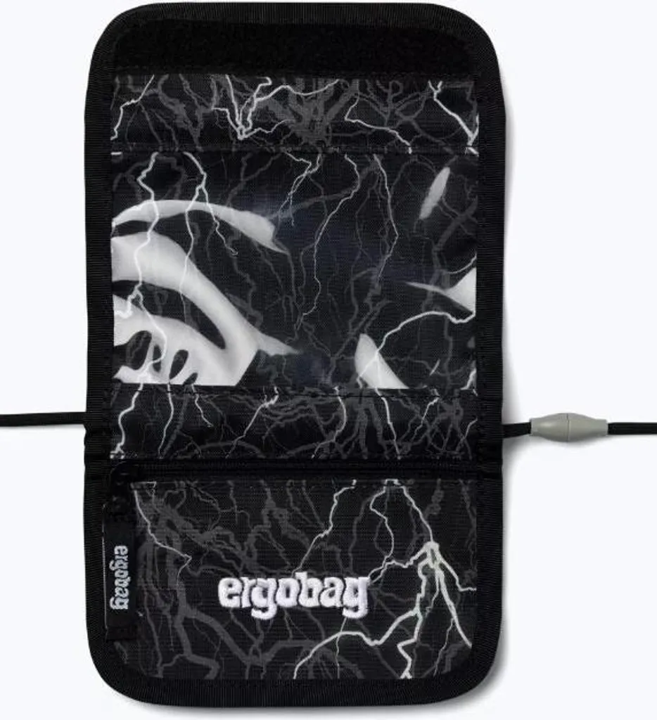 Portafoglio Collo Ergobag Reflex Glow Nero: Borsello Scuola Resistente - 9