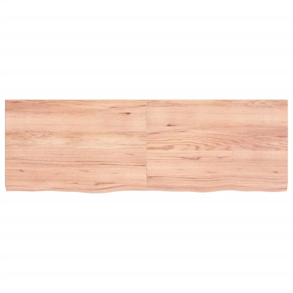 Piano per Scrivania Rovere Massiccio 120x40 - Legno Trattato DIY
