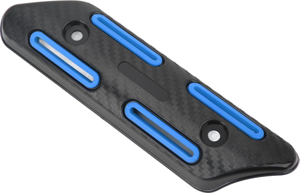 Auspuffrohr-Hitzeschild, universell für 27 bis 51 mm Motorräder, Geländefahrzeuge, Mountainbikes, Roller, Blau