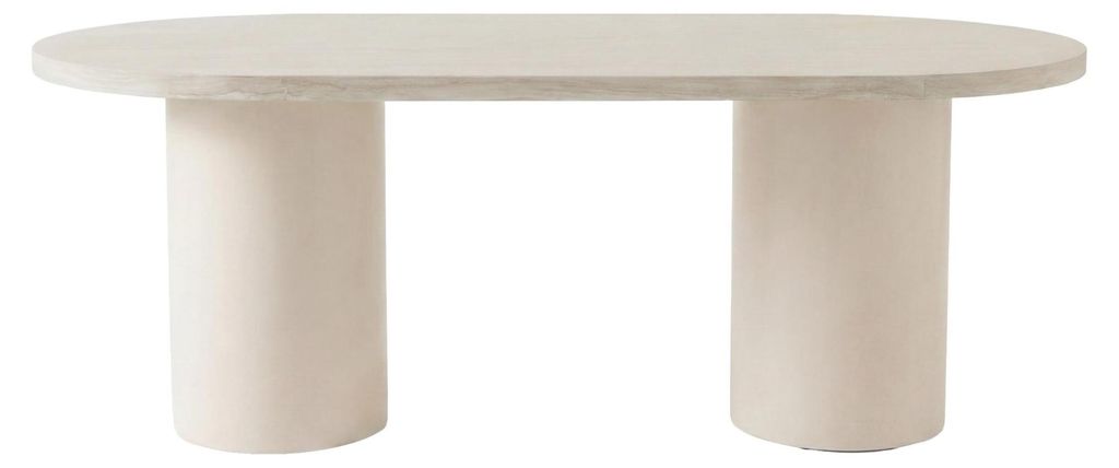 Narvik table de salle à manger 100x200 cm beige. Image du produit 