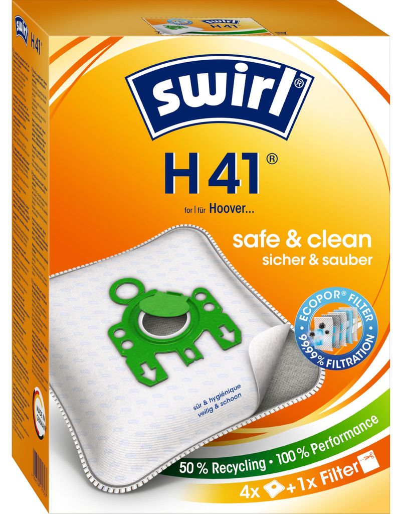 Swirl H 41 AirSpace, Hoover TGP 1410 GreenRay, TSE... Serie Produktbild 