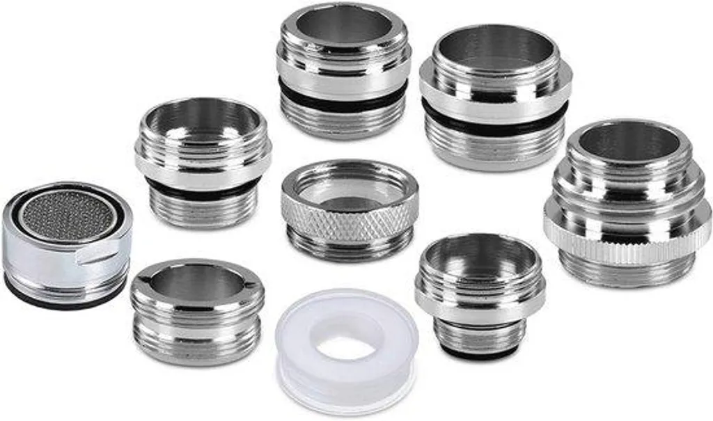 Kit adaptateur 9 pièces haute étanchéité pour tuyau d'arrosage robuste