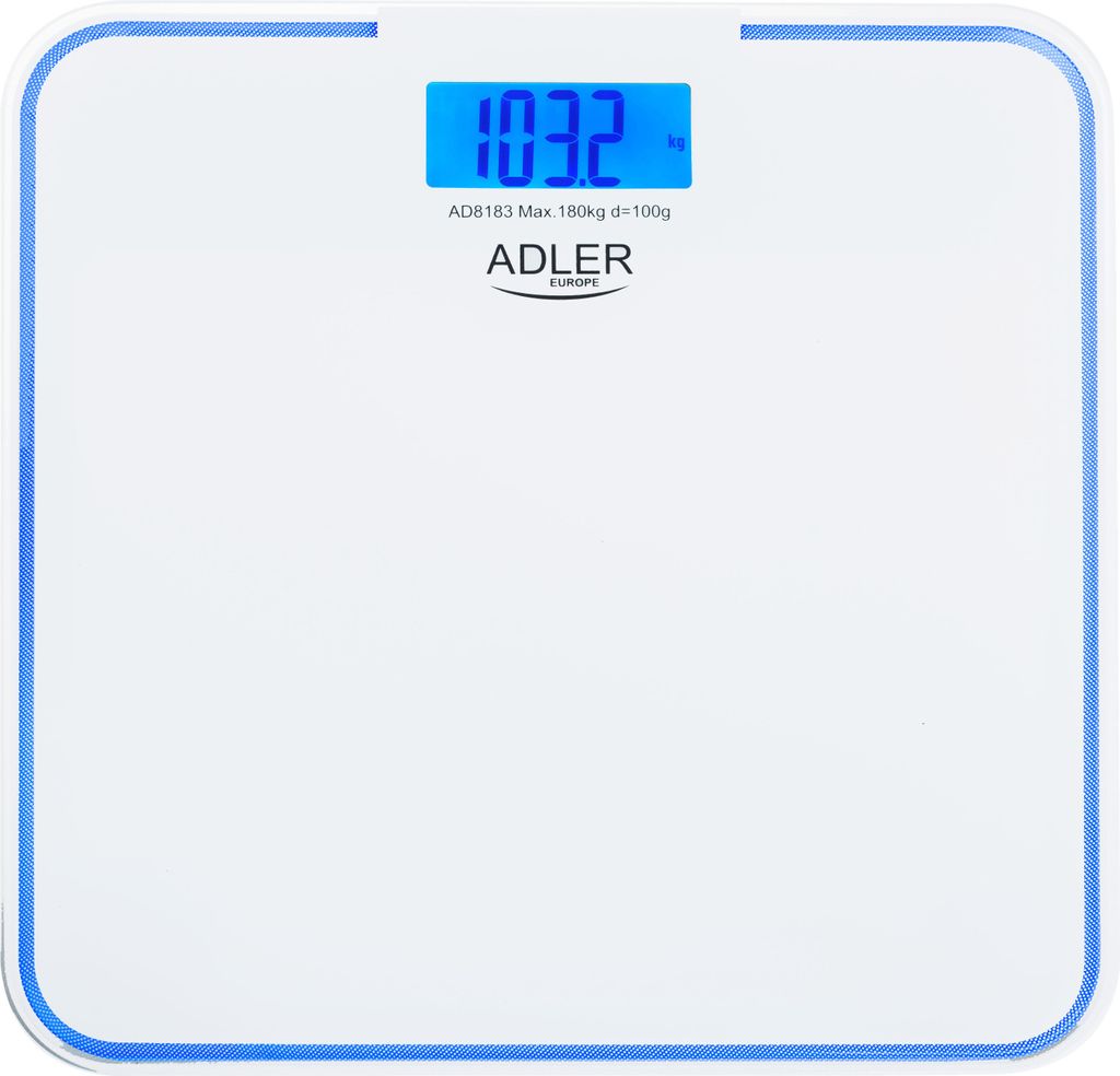 AD 8183 Personenwaage - 180kg - mit Randbeleuchtung