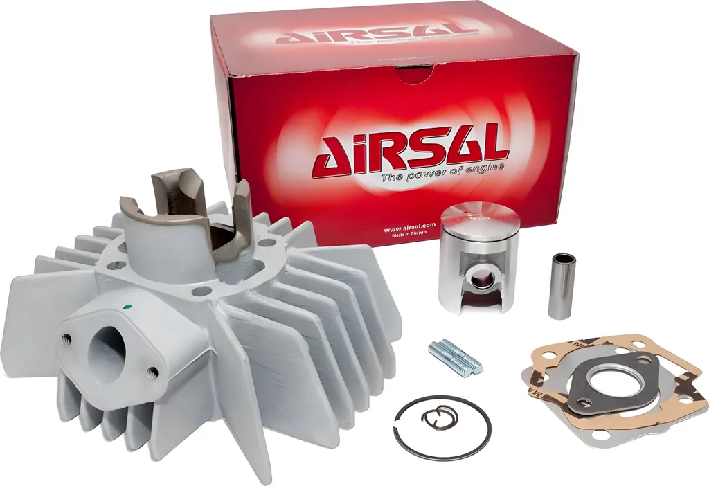 Réparation moteur : Kit cylindre Airsal 50cm3 fiable pour Derbi Variant