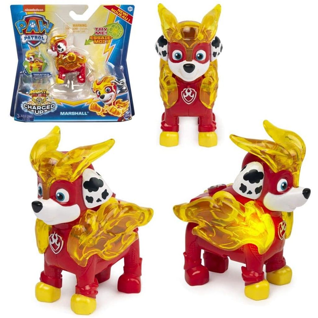 PAW Patrol , Mighty-Pup-Sammelfigur „Charged Up Marshall“ Produktbild 