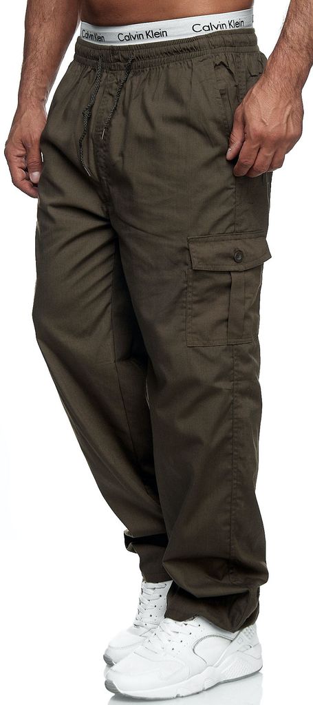 Herren Kurze #Cargo-Hose Sommerhose Bermuda-Hose #Cargo-Shorts Dehnbund K11 2259