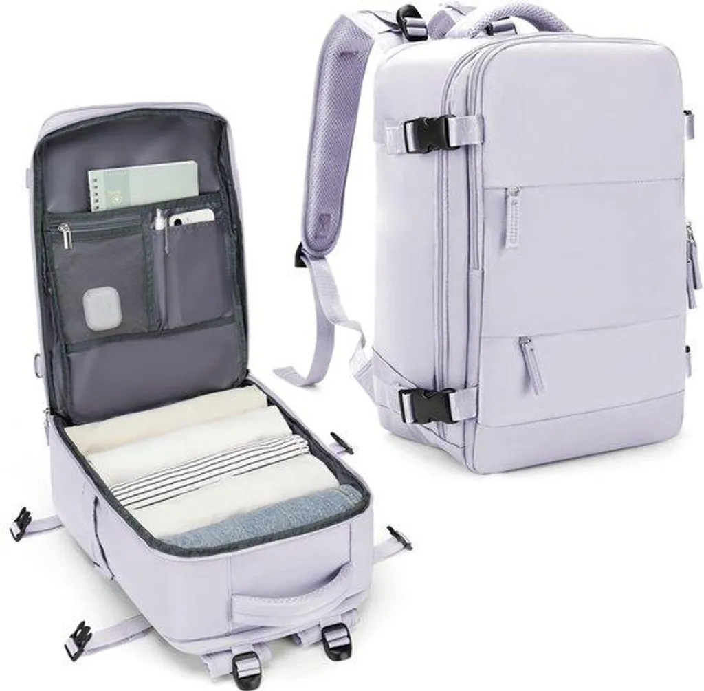 Sac de voyage imperméable 40x20x25 cm - Bagage cabine Ryanair noir