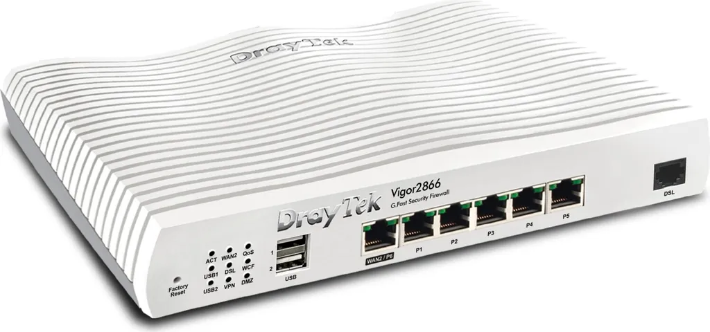 DrayTek Vigor 2866 Modem Routeur VDSL2 Supervectoring G.Fast G.105