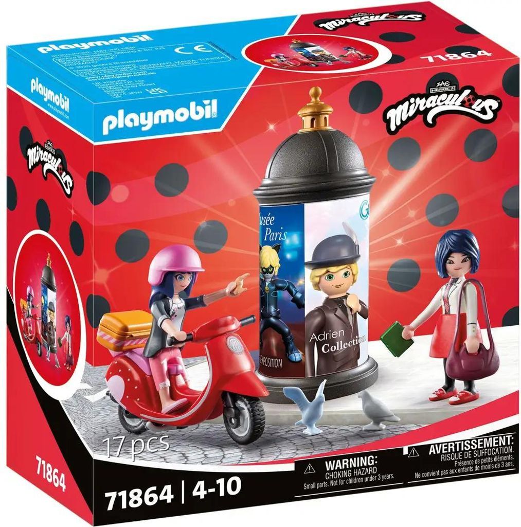 PLAYMOBIL 71864 Miraculous: Rollerfahrt durch Paris