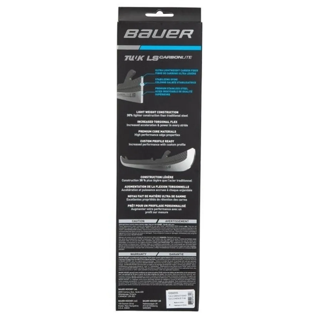 Lames Bauer LS Carbonlite Edge 263 - 35% Lighter avec Cœur Carbone