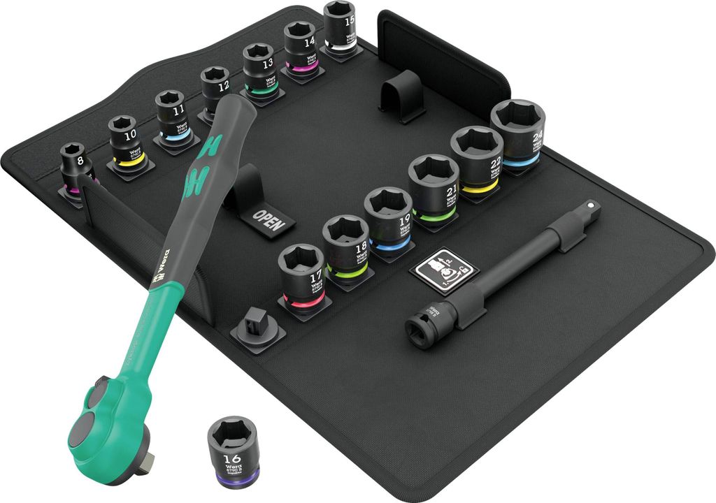 Set di cricchetti Wera 8100 SB 12 Zyklop Comfort Immagine del prodotto 
