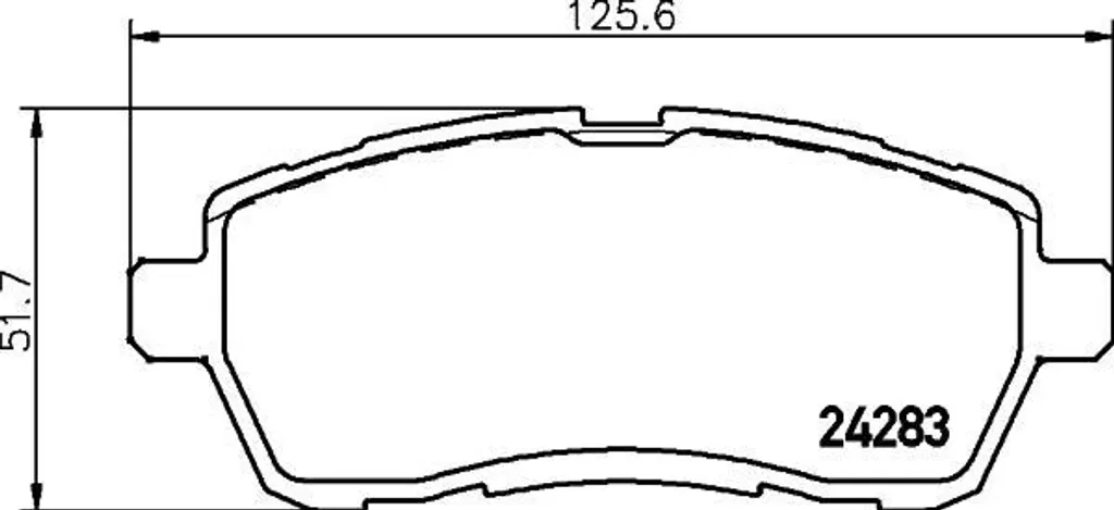 Plaquettes de frein HELLA 8DB 355 013-211 pour Fiesta VI et Mazda 2