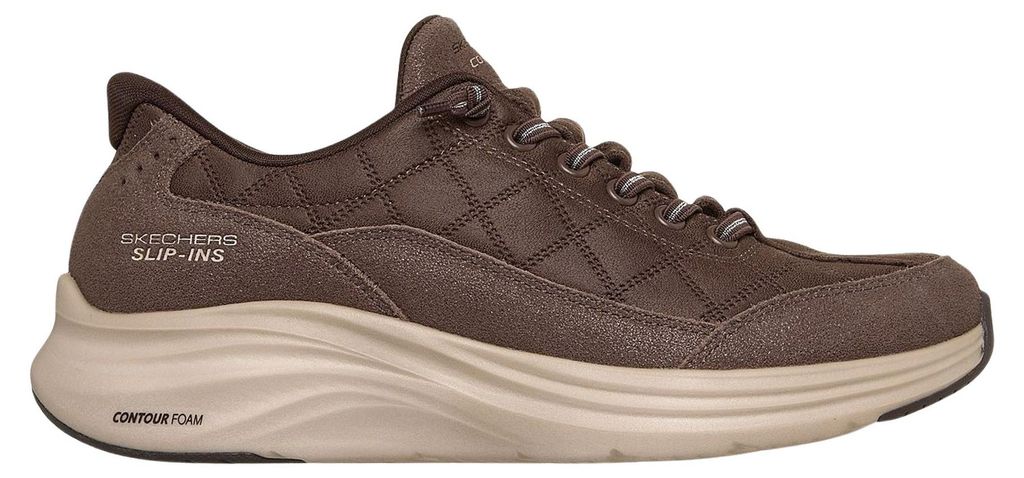 Skechers Contour Foam Natural Ease Slip-On Braun CHOC Größe Produktbild 