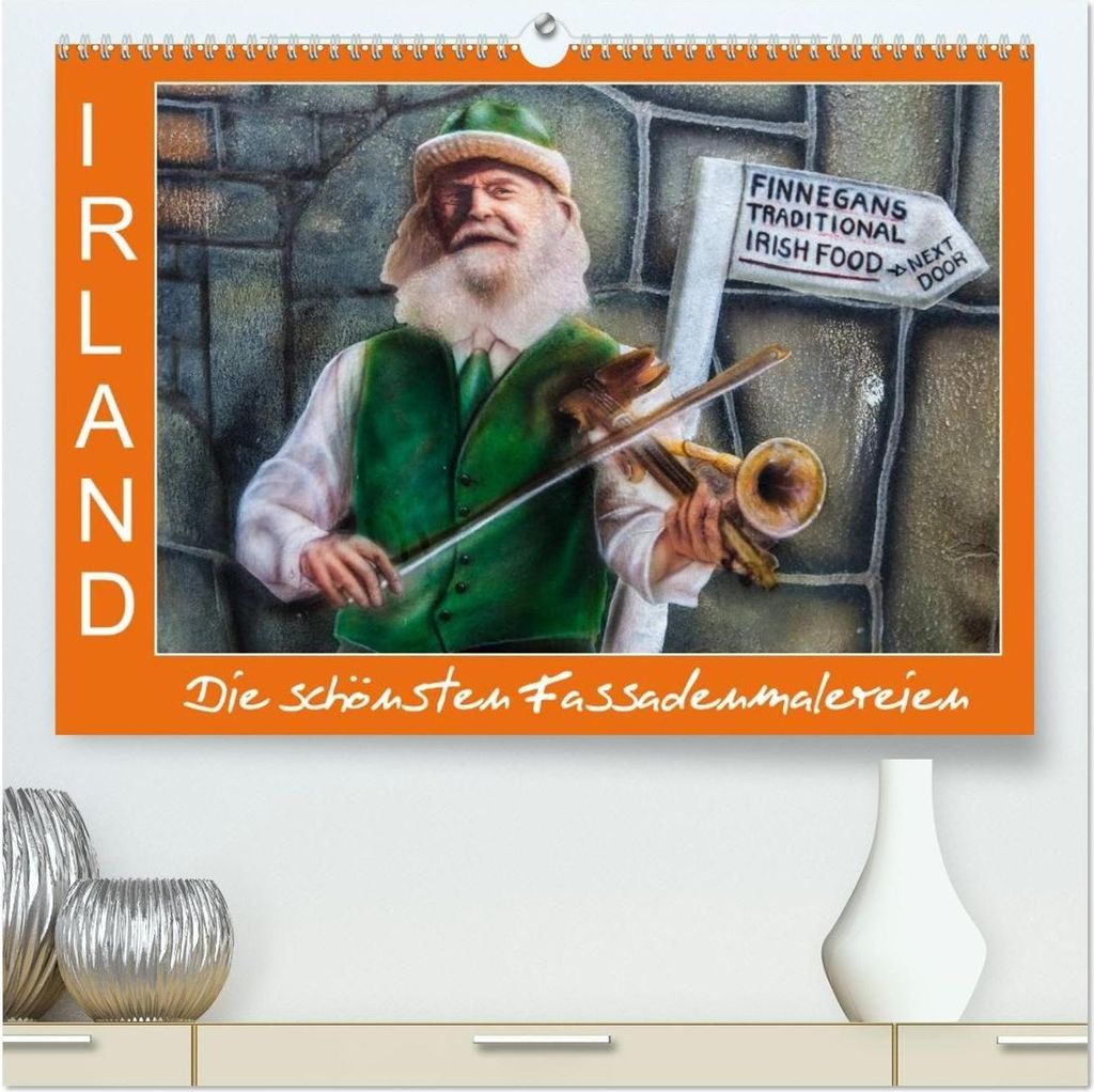 IRLAND - Die schönsten Fassadenmalereien (hochwertiger Premium Wandkalender 2026 DIN A2 quer), Kunstdruck in Hochglanz