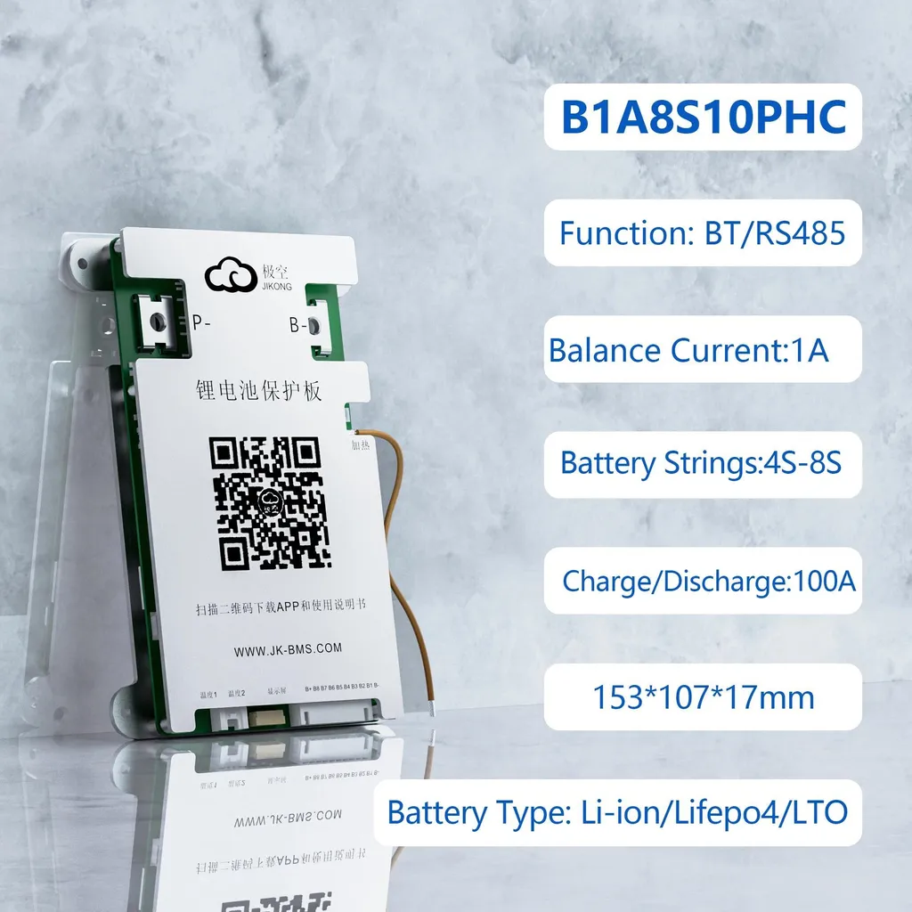 BMS avec Protection Complète et Équilibrage Actif 1A Modèle 8S HC