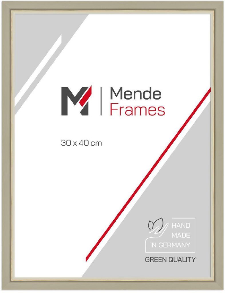 MendeFrames Bilderrahmen H340 Skandinavisch 42x59,4 cm hellgrau Klarglas