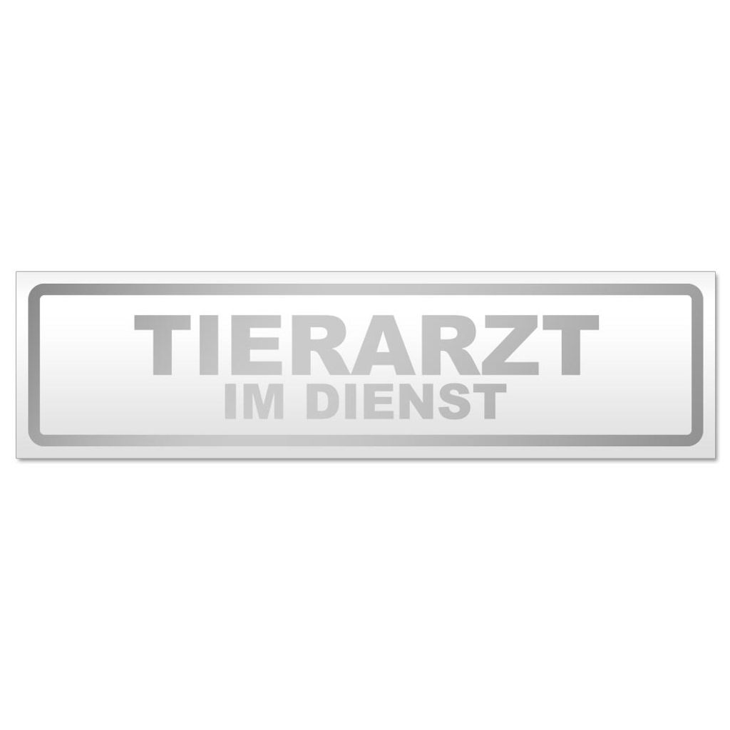 Tierarzt im Dienst Magnetschild Schild magnetisch