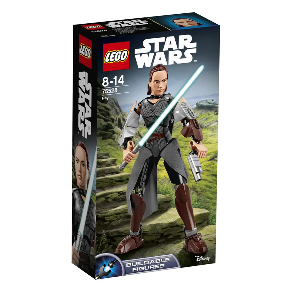 LEGO Star Wars 75528 Rey avec Sabre Laser et Tenue Textile Réaliste