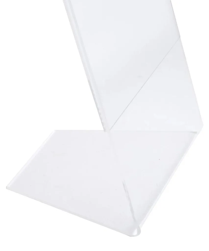 Porte-affiche de table incliné A3 transparent pour menu et publicité