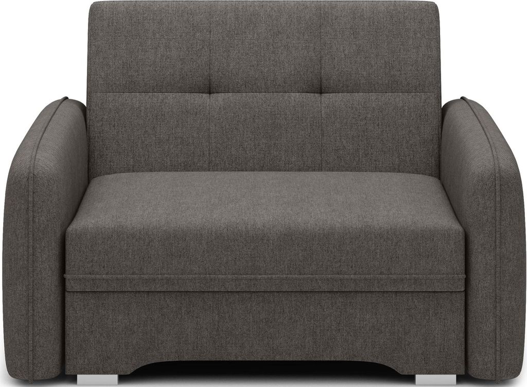 Krudox LAI 1-Sitzer Ausziehbares Schlafsofa mit Bettkasten und Stauraum Couch mit Schlaffunktion 102x84x109 cm Stoff POCO 5