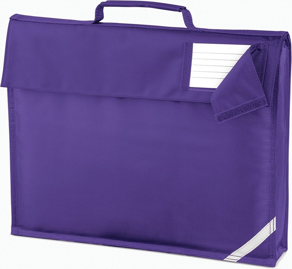 Quadra - Schultasche, reflektierendes Band RW10033 (Einheitsgröße) (Violett)