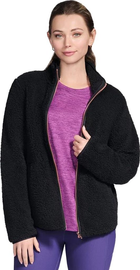 Skechers - Jacke für Damen, Teddy FS12047 (46-48 EU) (Schwarz)