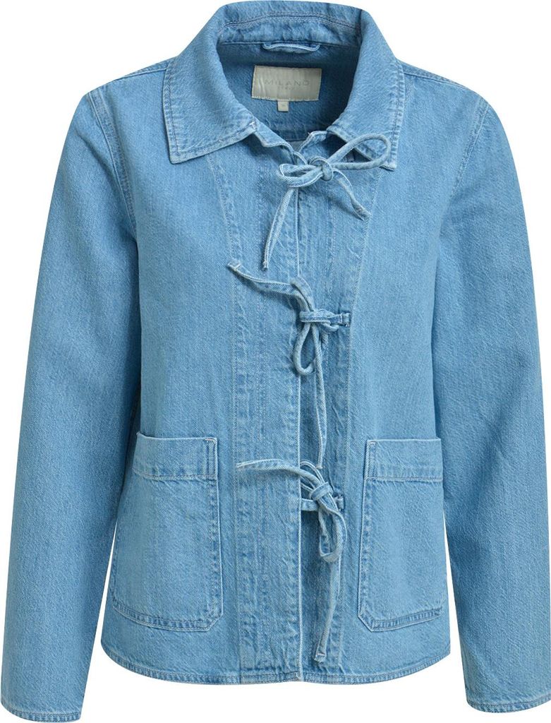 Milano Italy JACKET W COLLAR, PLA JEANSBLUE JEANSB 40