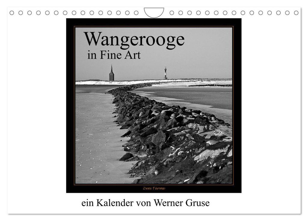 Wangerooge in Fine Art (Wandkalender 2027 DIN A4 quer), CALVENDO Monatskalender
