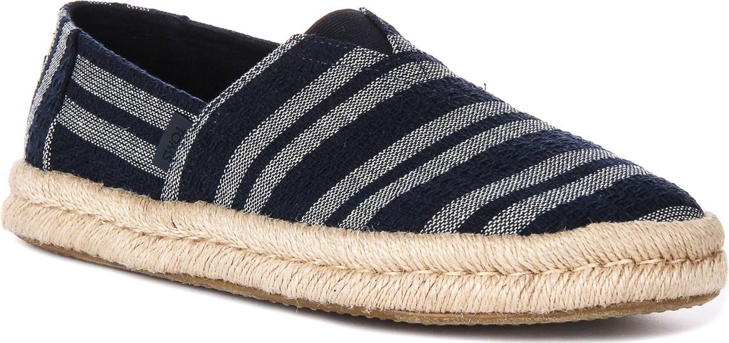 Toms Alpargata Rope 2 In Navy White For Men – 10.5 UK - 44.5 EU - 11.5 US / Navy White