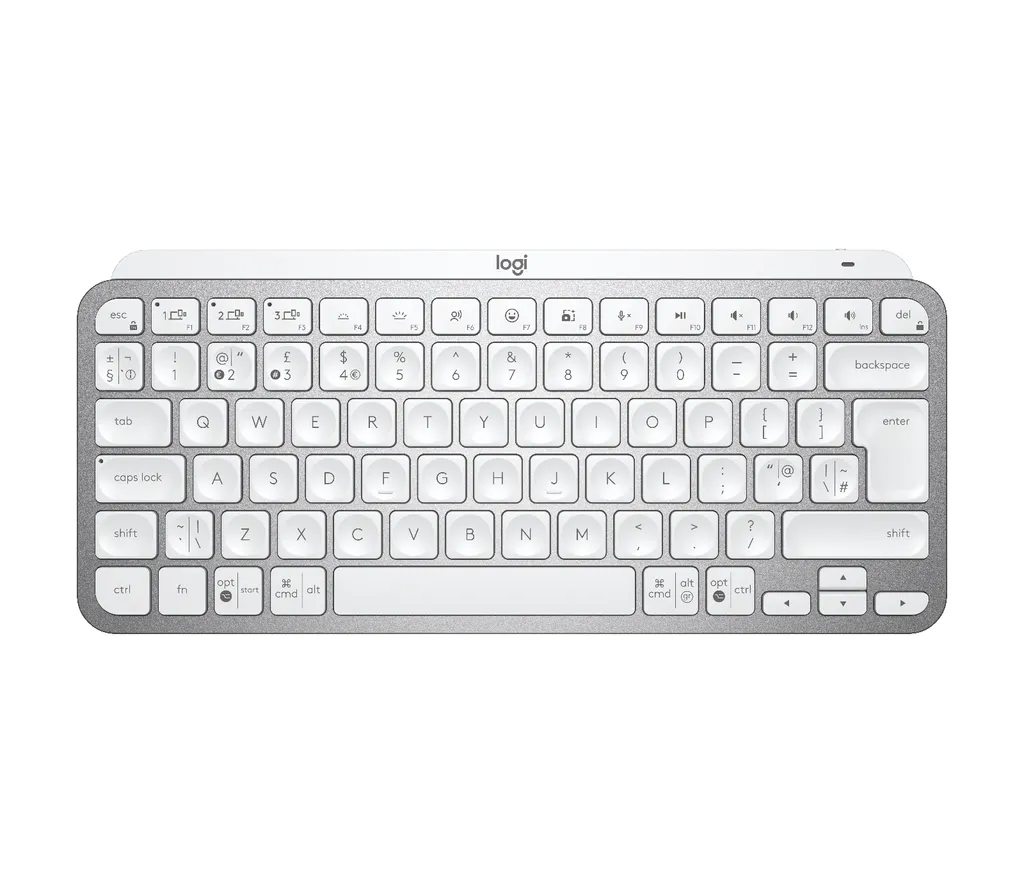 Clavier sans fil compact Logitech MX Keys Mini QWERTY Gris pour Mac PC