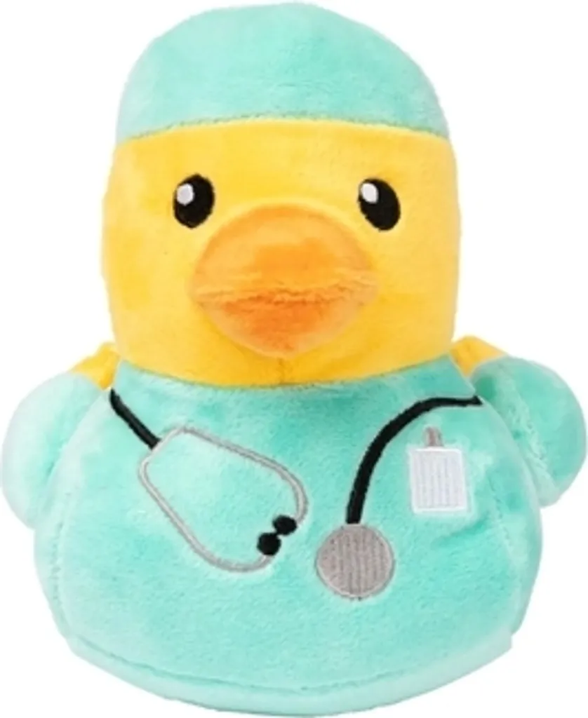 Canard Ducktor Fuzzyard Peluche Lavable pour Chien qui s'Ennuie