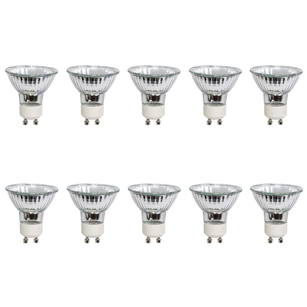 10 x  Halogen Reflektor 30W = 35W GU10 230V warmweiß Produktbild 