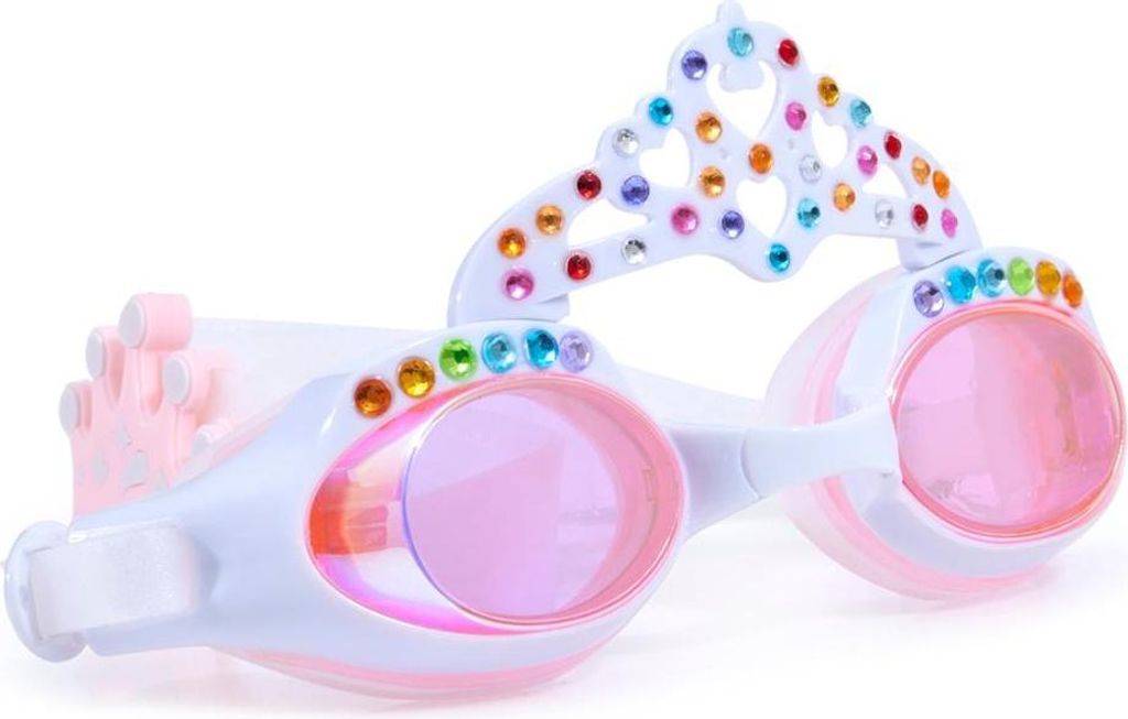 Bling2O Schwimmbrille - Princess Crown mit Silikonband und UV-Schutz