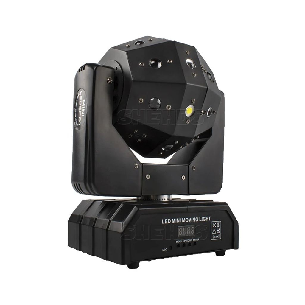 LED Moving Head Licht, RGBW & Rot Grün, 120W Leistung, 600-Grad-Rotation , 1 Stück, EU-Stecker