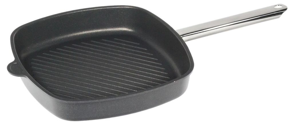 AMT Eckpfanne mit Grillboden Ø28cm