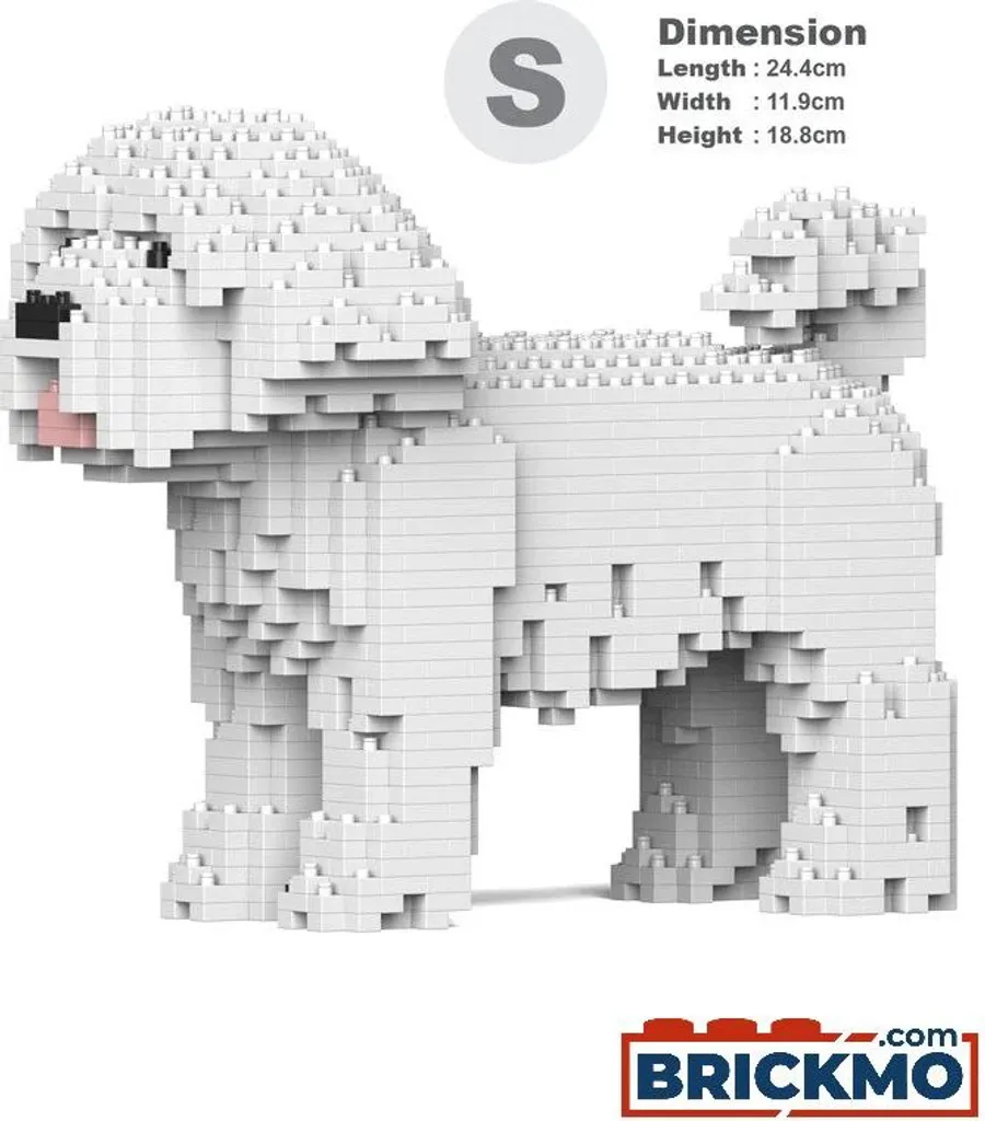 Puzzle 3D JEKCA Maltais 01 : Sculpture de chien réaliste à assembler