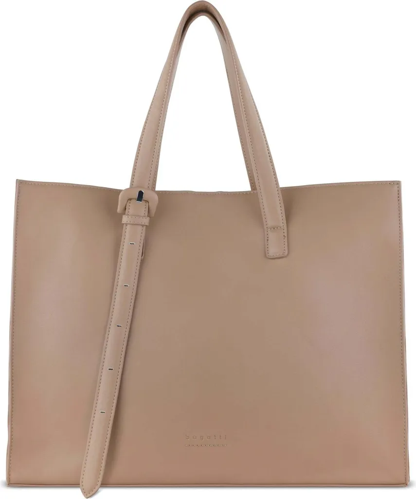 Grand Sac de Travail Bugatti Luna Marron Clair pour Ordinateur 14 Pouces