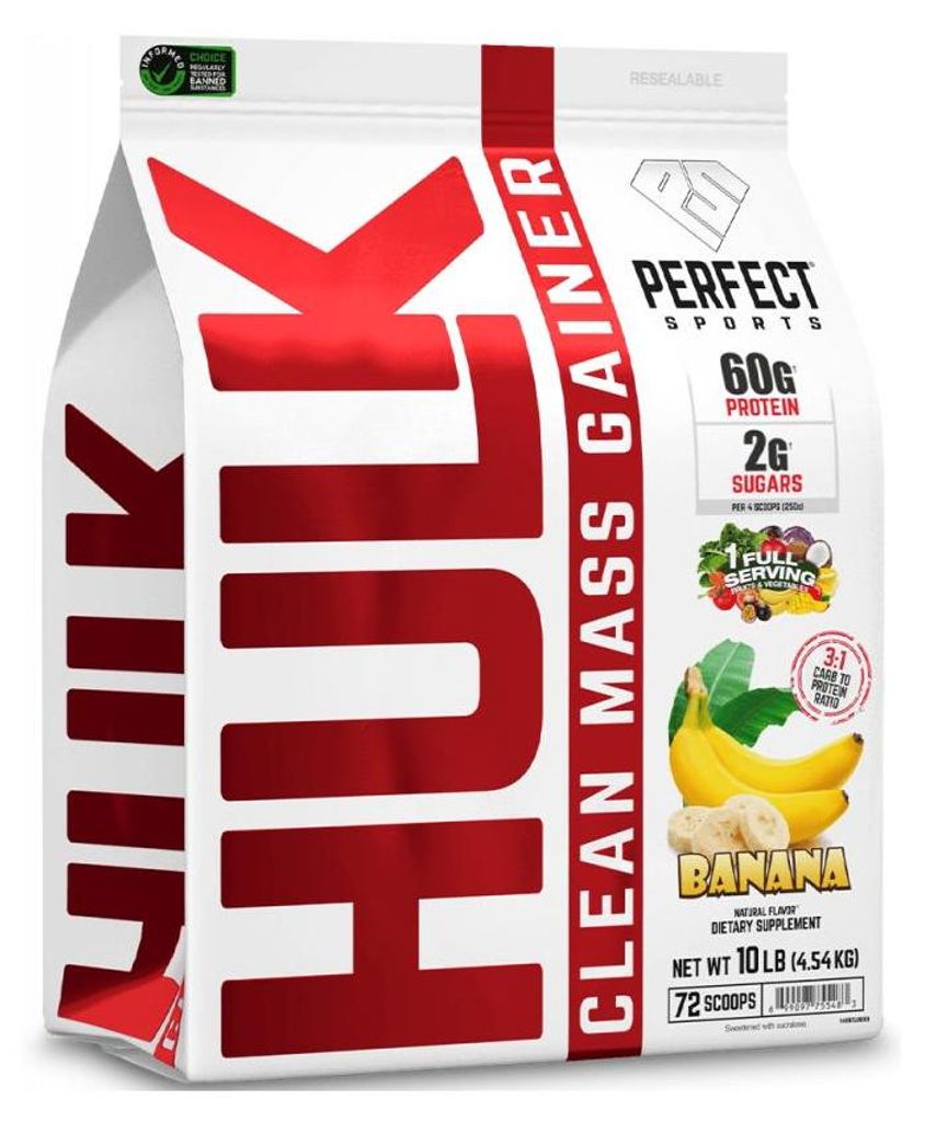 Perfect Sports Hulk Clean Mass Gainer (5lbs) Banana - Produktbild 