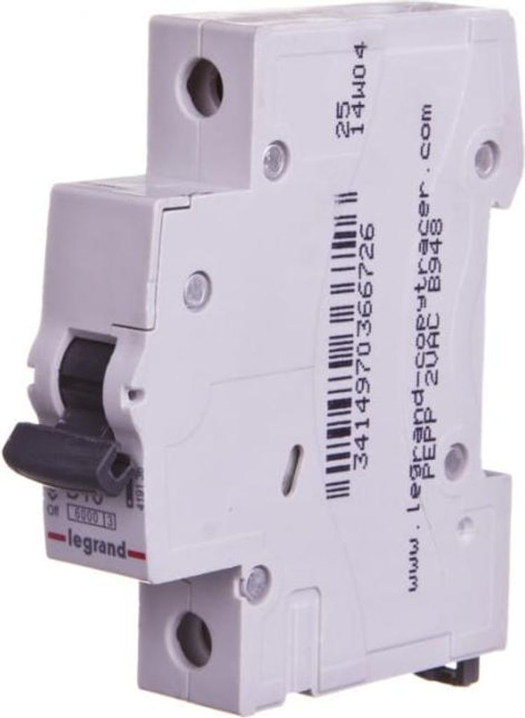 Legrand RX3, Interruttore miniaturizzato, tipo B, IP20, 210 Immagine del prodotto 