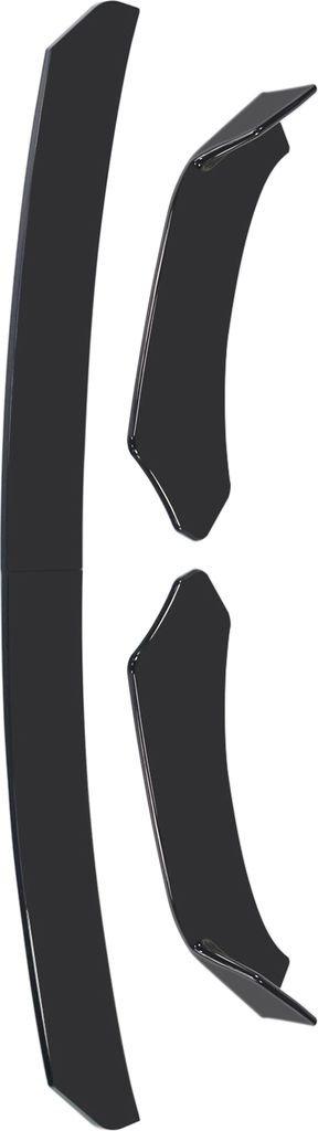 4 Stück Auto FrontStoßstange Lippe Body Kit ABS Stoßstange Lippe Kinn Spoiler Splitter Universal