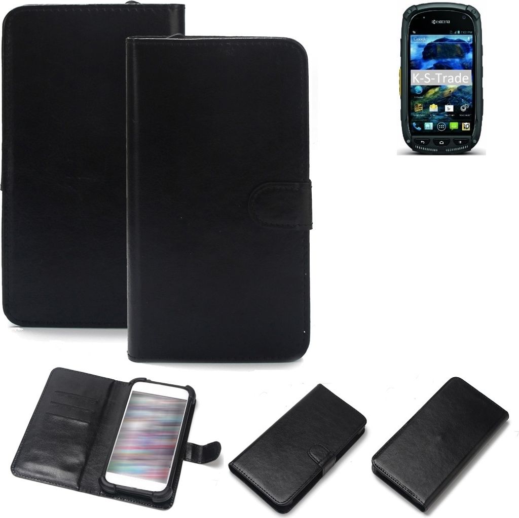 K-S-Trade Handyhülle Schutzhülle kompatibel mit Kyocera Torque Handy Schutz Hülle Handyhülle Bumper schwarz 1x