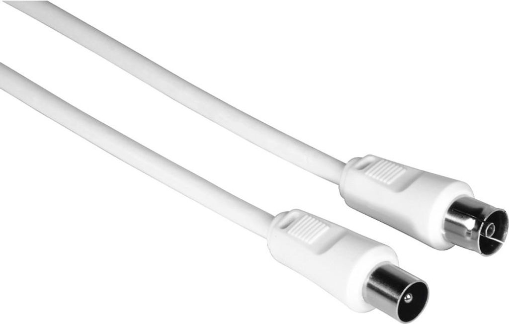 Cordon d'antenne, fiche coax. mâle - fiche coax. fem., 3 m, Image du produit 