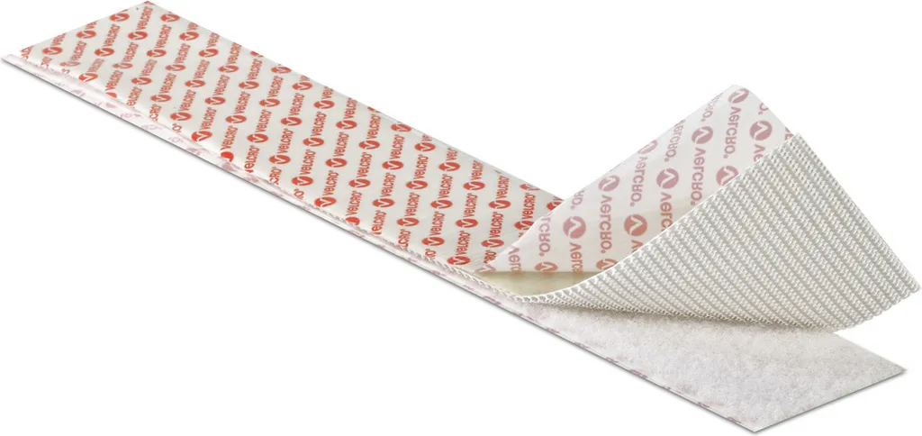 Ruban Auto-Agrippant Adhésif Puissant VELCRO® Blanc de 50mm pour Fixation