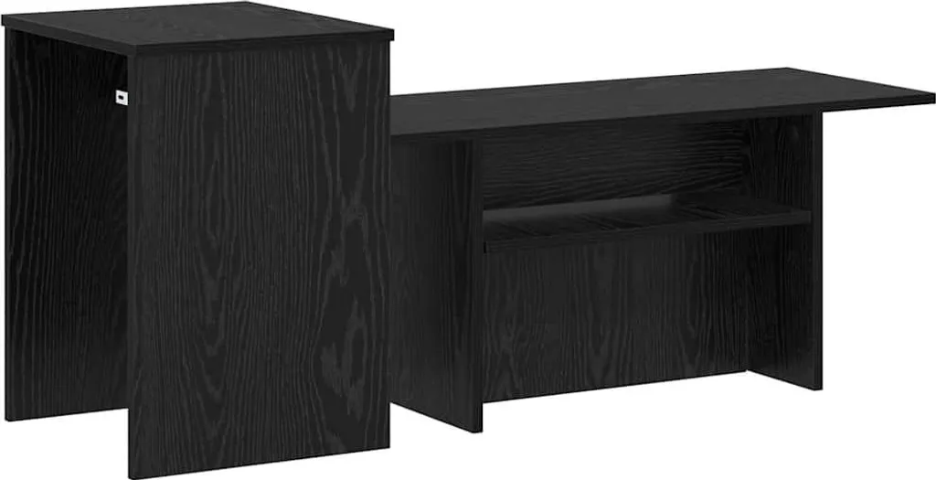 Crea Atmosfera con la Consolle vidaXL Rovere Nero 80x50x225 cm - 7