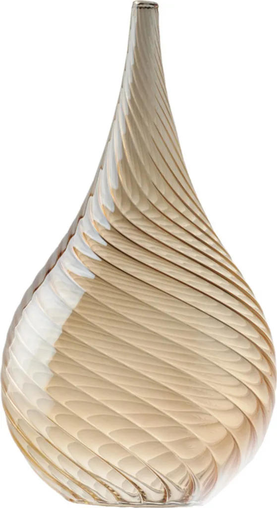 Pluvia Borosilicato Pyrex Ambra Ø20 H37 | Lusso Artigianale BL264
