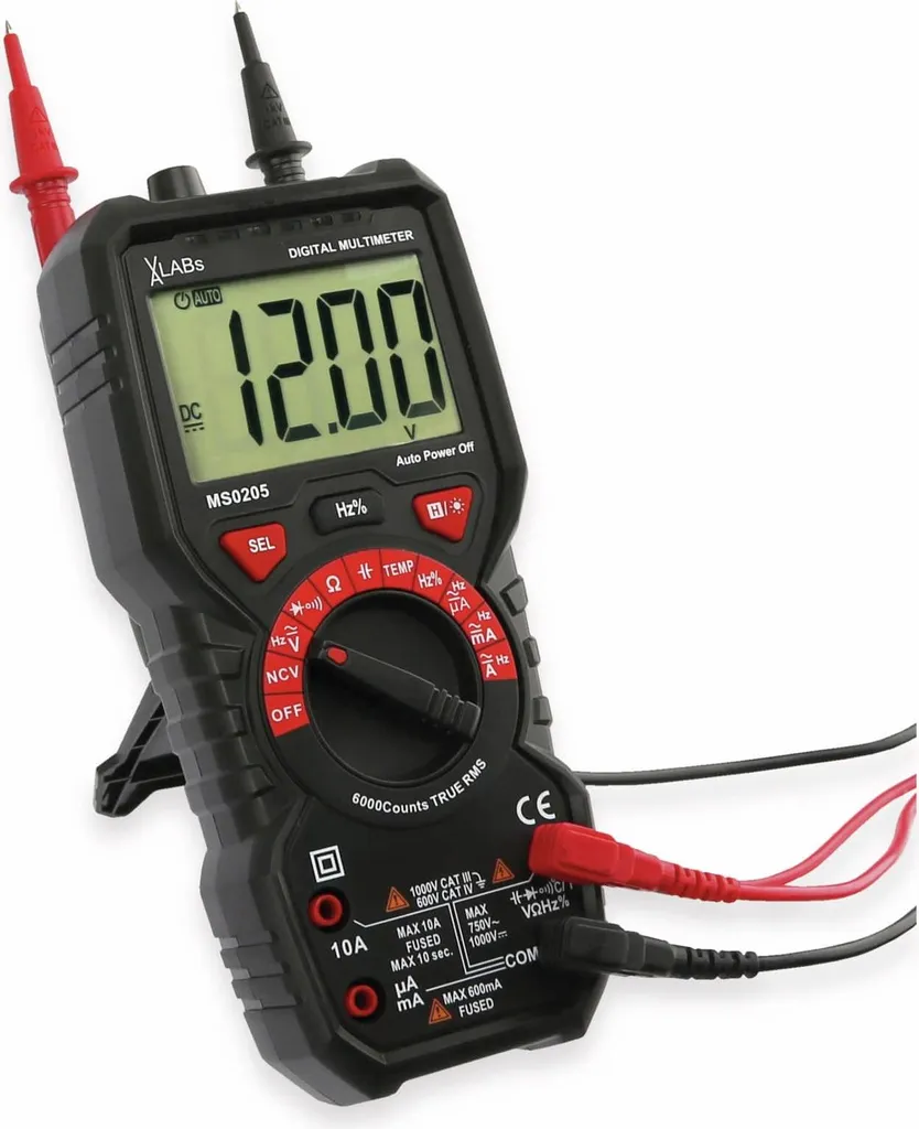 Multimètre VA LABS MS0205 True RMS pour corriger vos pannes électriques - 8