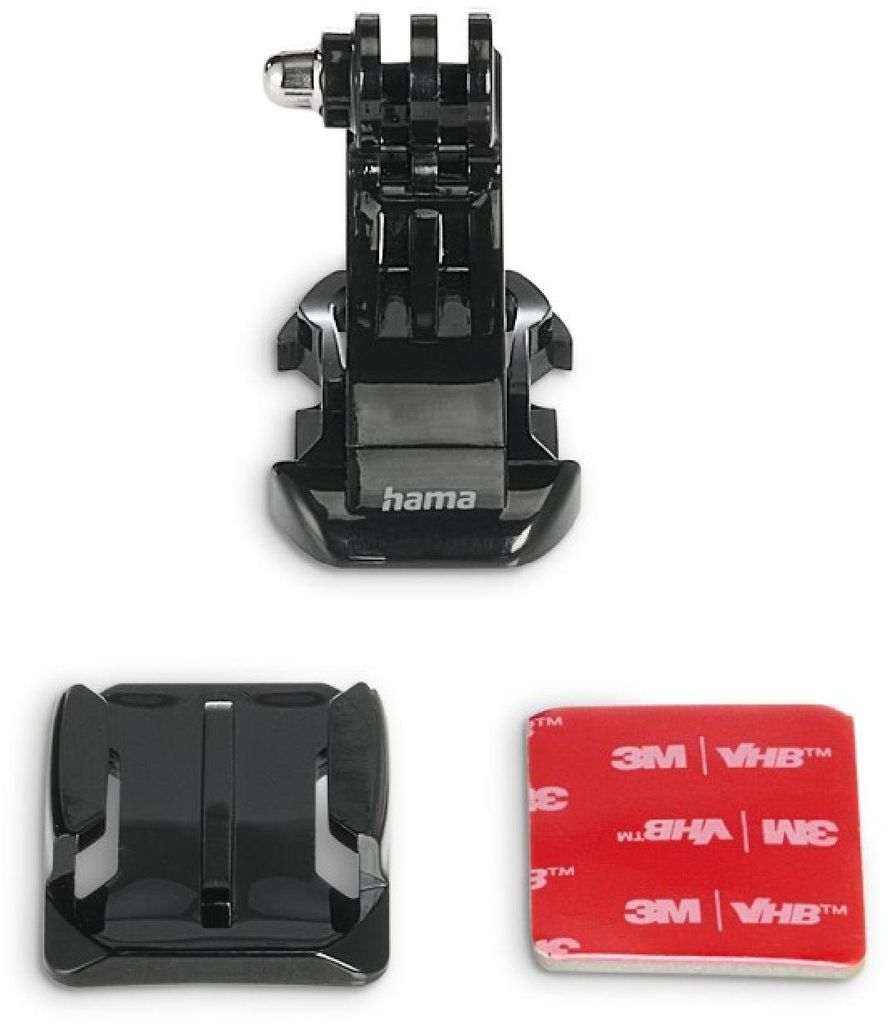 Hama 00004571, Action-Kamera, Passive Halterung, Kopf, Helm, Schwarz