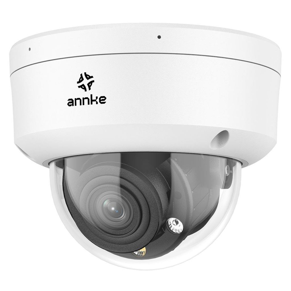 ANNKE I91DQ 8 MP PoE Dome Überwachungskamera mit motorisiertem Varioobjektiv, 4x optischem Zoom, Bewegungserkennung Farbnachtsicht, Sirene, Blitzl...